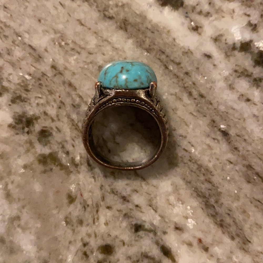 Stunning Lapis / Turquoise Ring - image 2